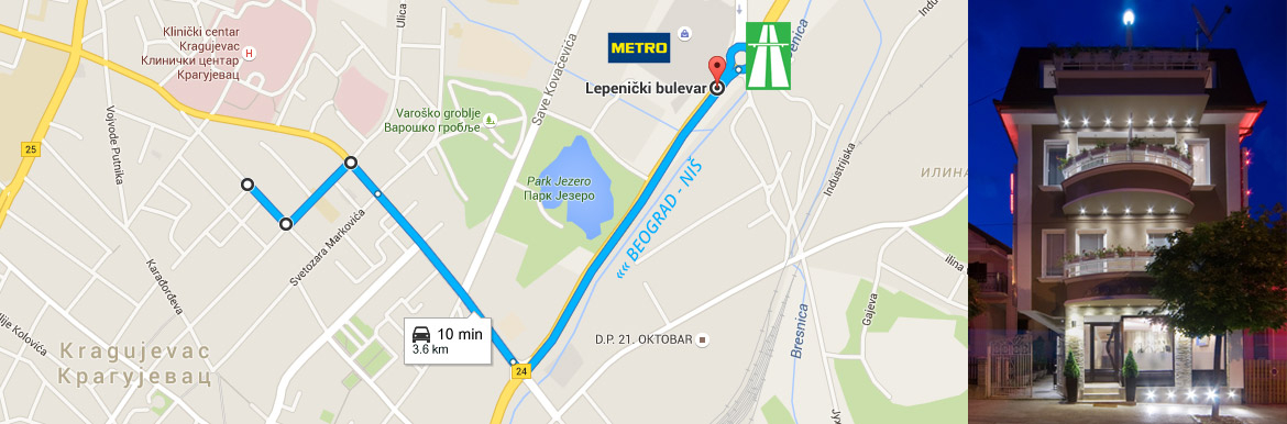 President de Luxe Hotel Kragujevac